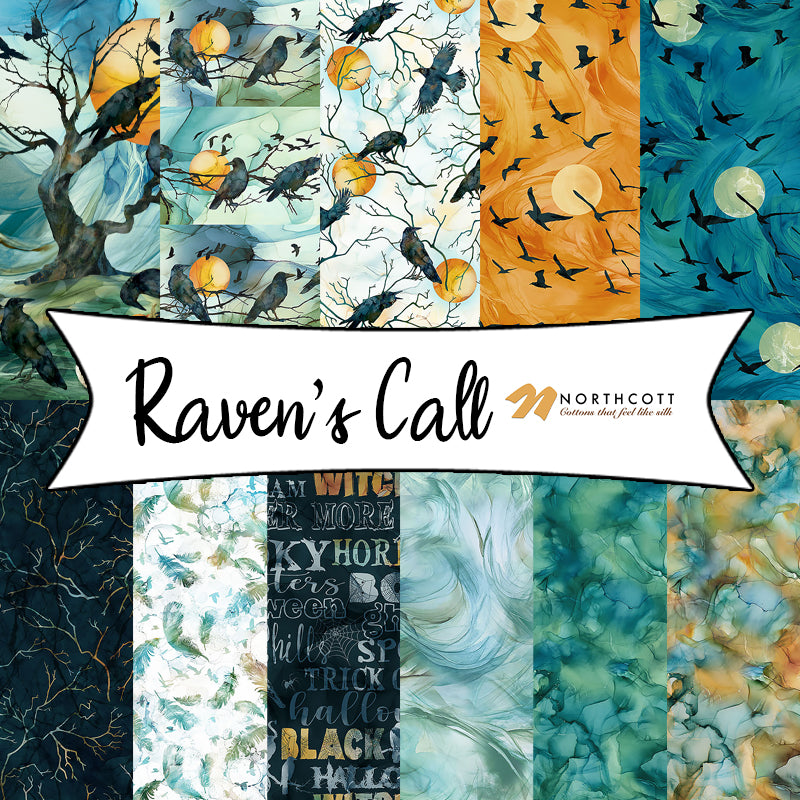 Raven's Call by Deborah Edwards & Melanie Samra for Northcott Fabrics