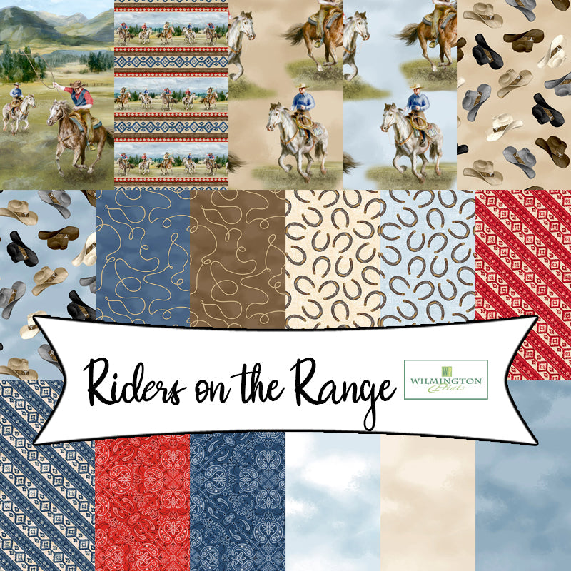 Riders on the Range by Danhui Nai for Wilmington Prints