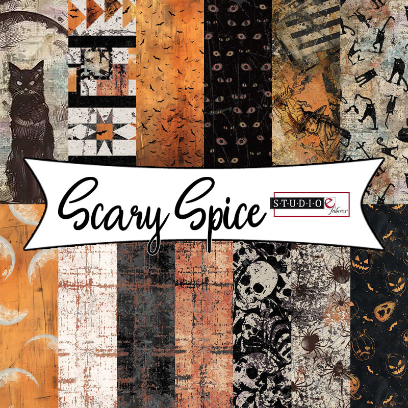 Scary Spice by Funny Girl for Studio E Fabrics