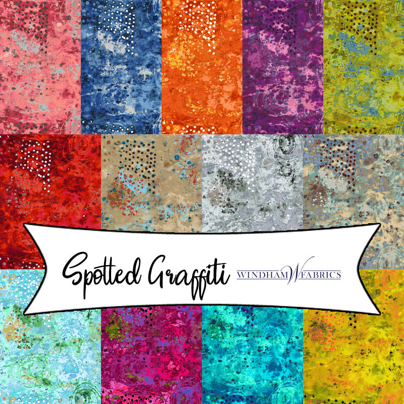 Spotted Graffiti by Marcia Derse for Windham Fabrics