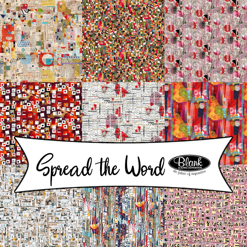 Spread The Word by Kathryn Kramer Waters for Blank Quilting