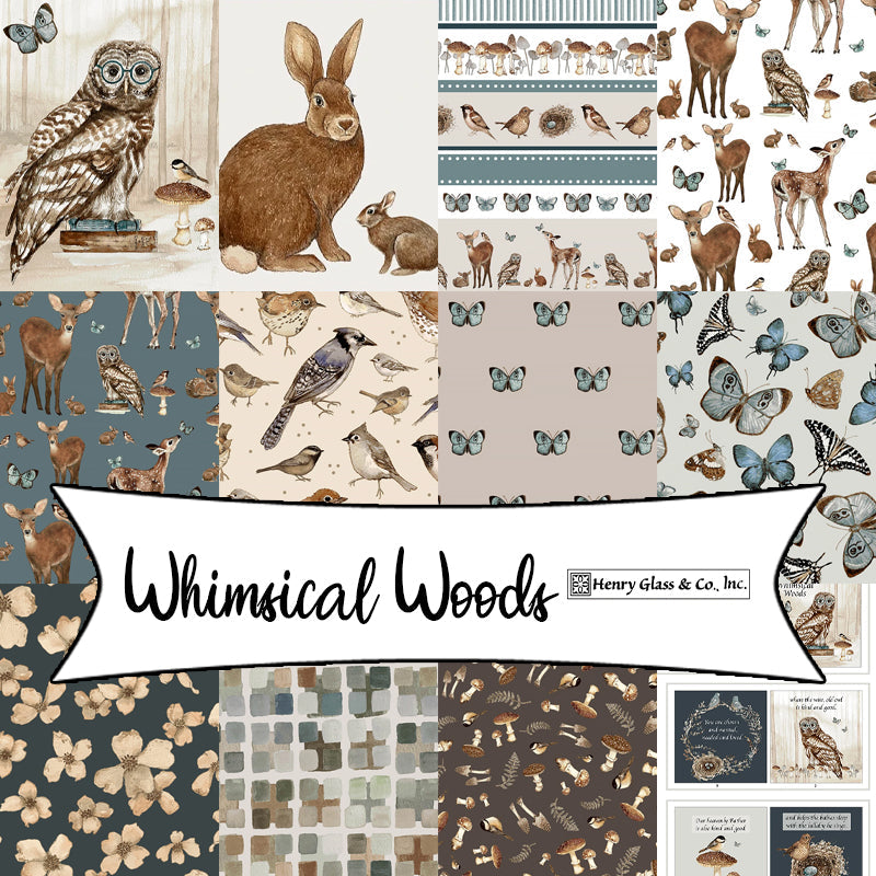 Whimsical Woods by Dawn Rosengren for Henry Glass Fabrics