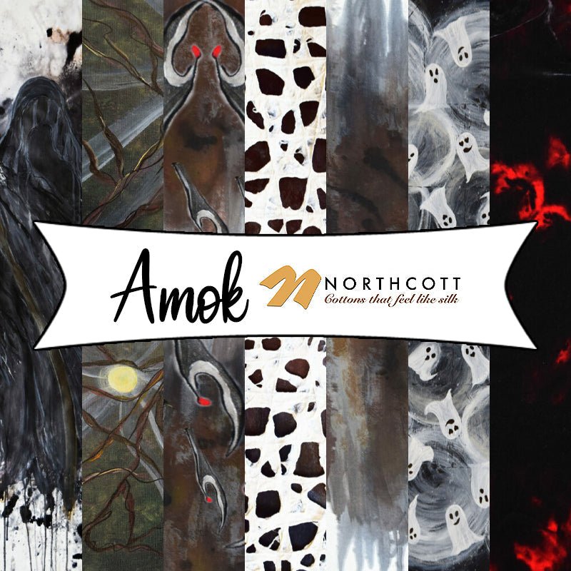 Amok by Stephanie Brandenburg of Frond Design Studios for Northcott Fabrics - Fort Worth Fabric Studio