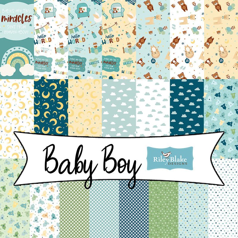 Baby Boy by Lori Whitlock for Riley Blake Designs - Fort Worth Fabric Studio