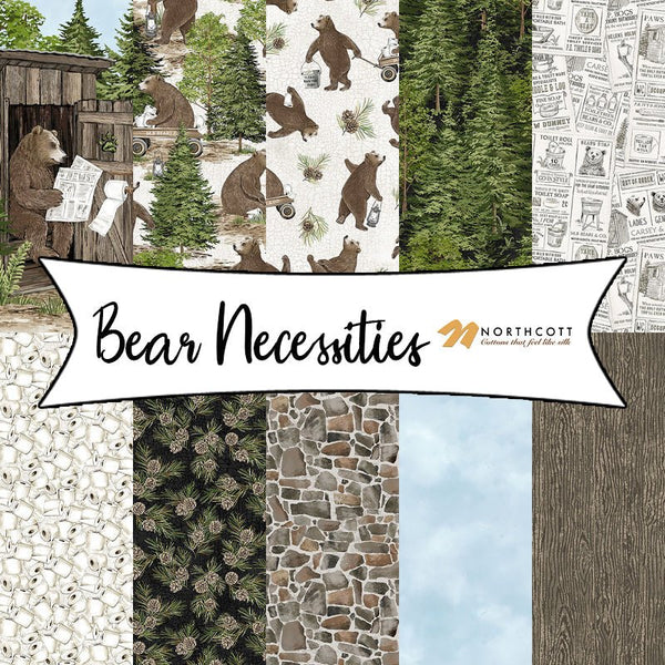 Bear Necessities by Deborah Edwards for Northcott Fabrics - Fort Worth Fabric Studio