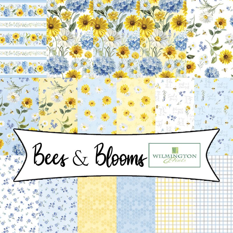 Bees & Blooms by Danhui Nai for Wilmington Prints - Fort Worth Fabric Studio