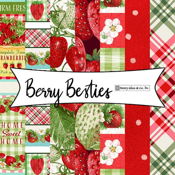 Berry Besties by Andrea Tachiera for Henry Glass Fabrics - Fort Worth Fabric Studio