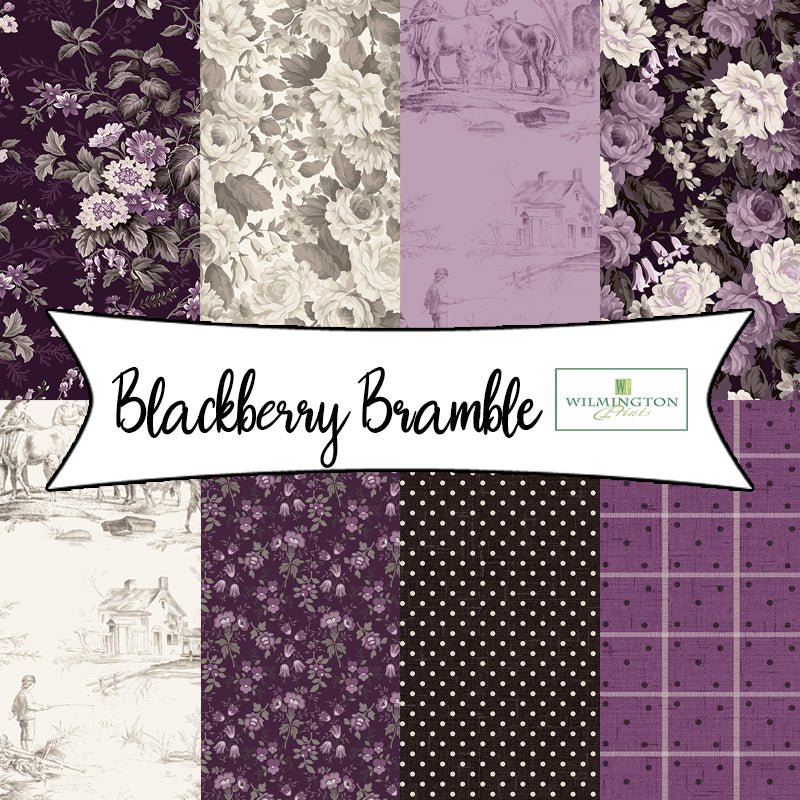 Blackberry Bramble by Kaye England for Wilmington Prints - Fort Worth Fabric Studio