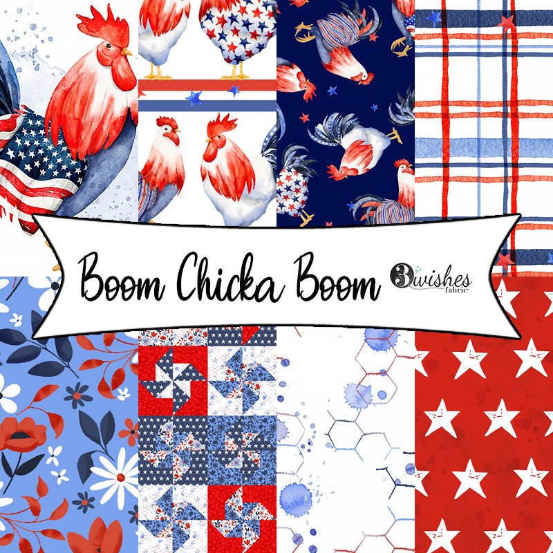 Boom Chicka Boom by Deane Beesley for 3 Wishes Fabrics - Fort Worth Fabric Studio