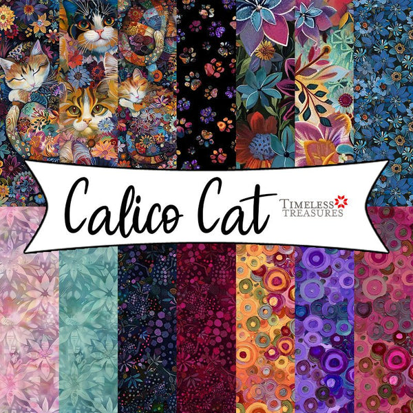 Calico Cat from Timeless Treasures Fabrics - Fort Worth Fabric Studio