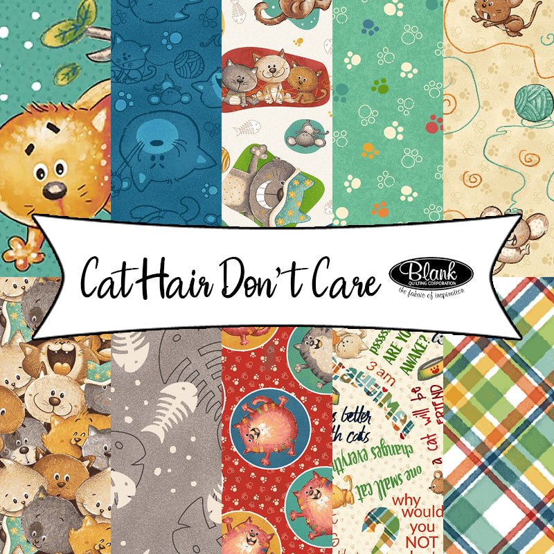 Cat Hair Don't Care by Nidhi Wadhwa for Blank Quilting - Fort Worth Fabric Studio