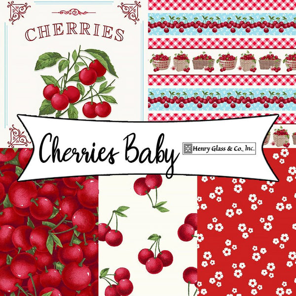 Cherries Baby by Jessica Mundo for Henry Glass Fabrics - Fort Worth Fabric Studio