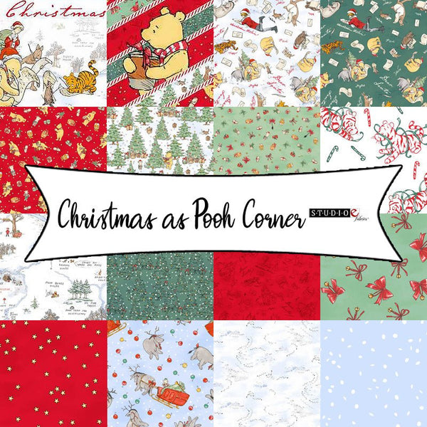 Christmas at Pooh Corner by W.A. Dodge for Studio E Fabrics - Fort Worth Fabric Studio