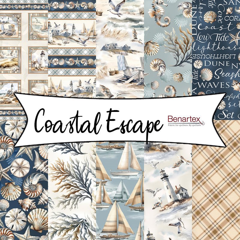 Coastal Escape by Nicole DeCamp for Benartex Fabrics - Fort Worth Fabric Studio