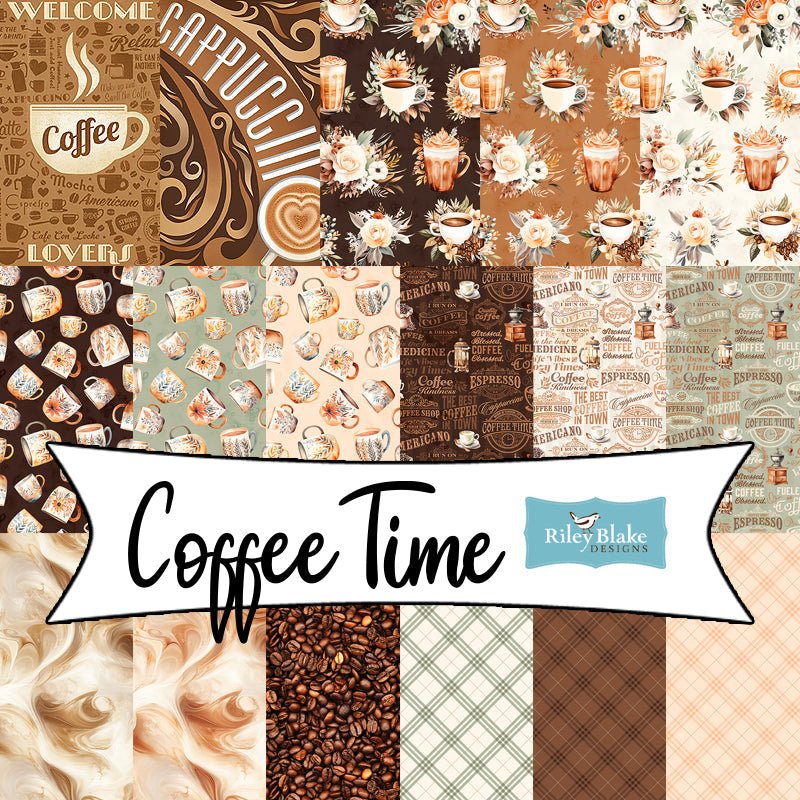 Coffee Time from Riley Blake Designs - Fort Worth Fabric Studio