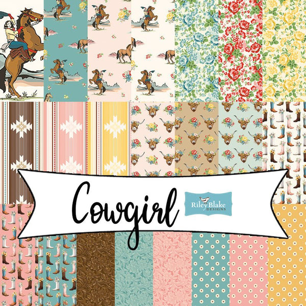 Cowgirl by Echo Park Paper Co. for Riley Blake Designs - Fort Worth Fabric Studio