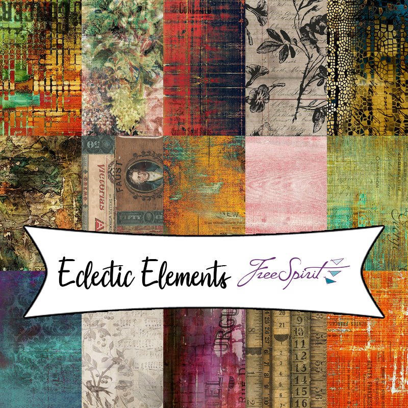 Eclectic Elements by Tim Holtz for Free Spirit Fabrics - Fort Worth Fabric Studio