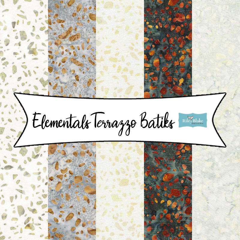 Elementals Terrazzo Batiks from Riley Blake Designs - Fort Worth Fabric Studio