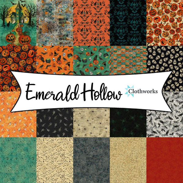 Emerald Hollow by Sue Zipkin for Clothworks Fabrics - Fort Worth Fabric Studio