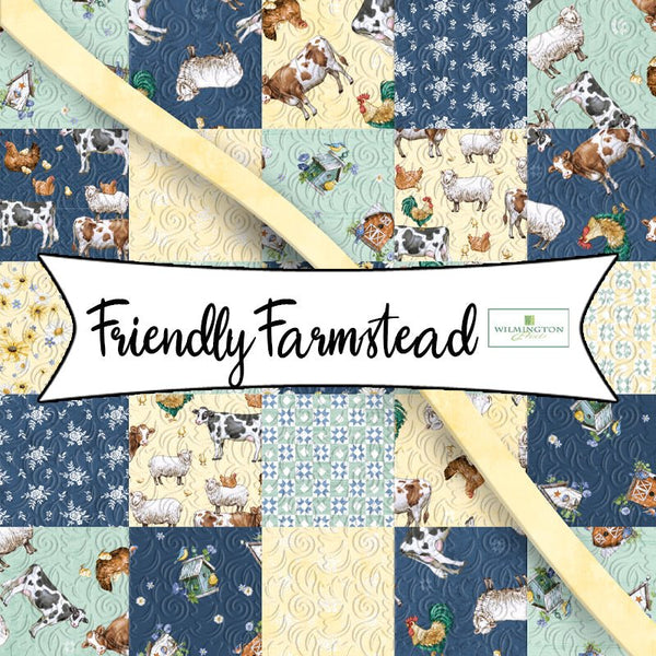 Friendly Farmstead by Michael Davis for Wilmington Prints - Fort Worth Fabric Studio