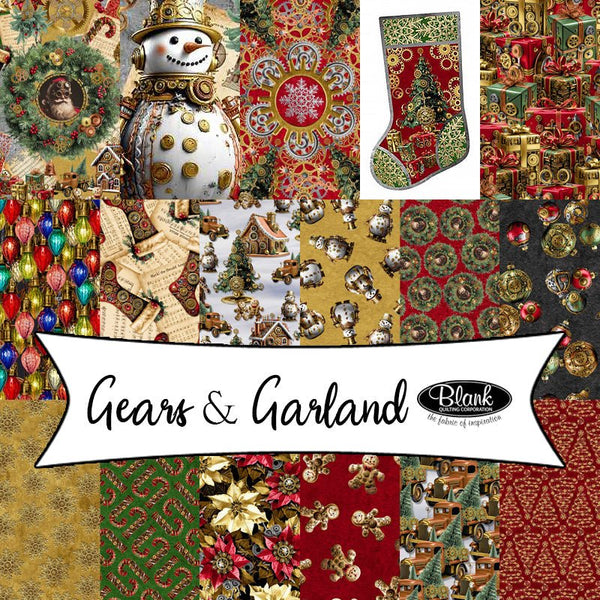 Gears & Garland by Urban Essence Designs for Blank Quilting - Fort Worth Fabric Studio