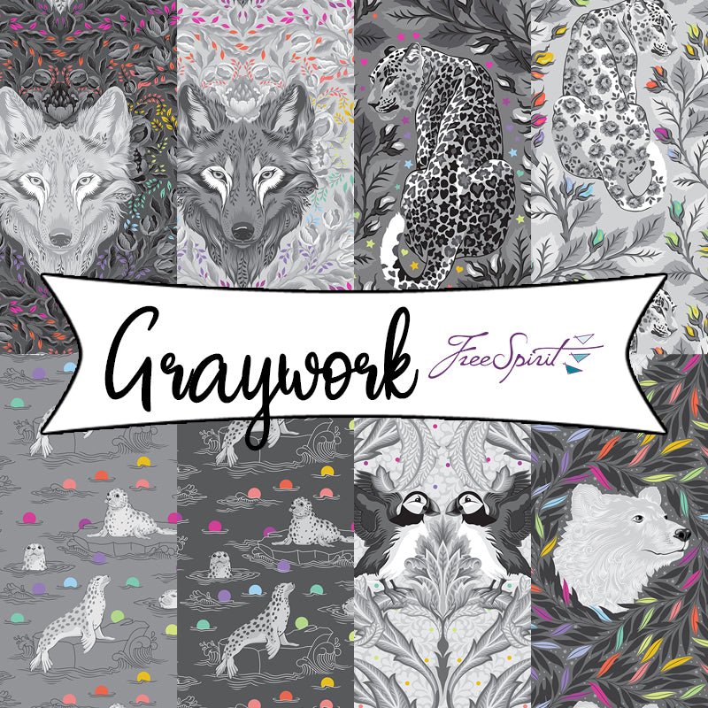 Graywork by Tula Pink for Free Spirit Fabrics - Fort Worth Fabric Studio