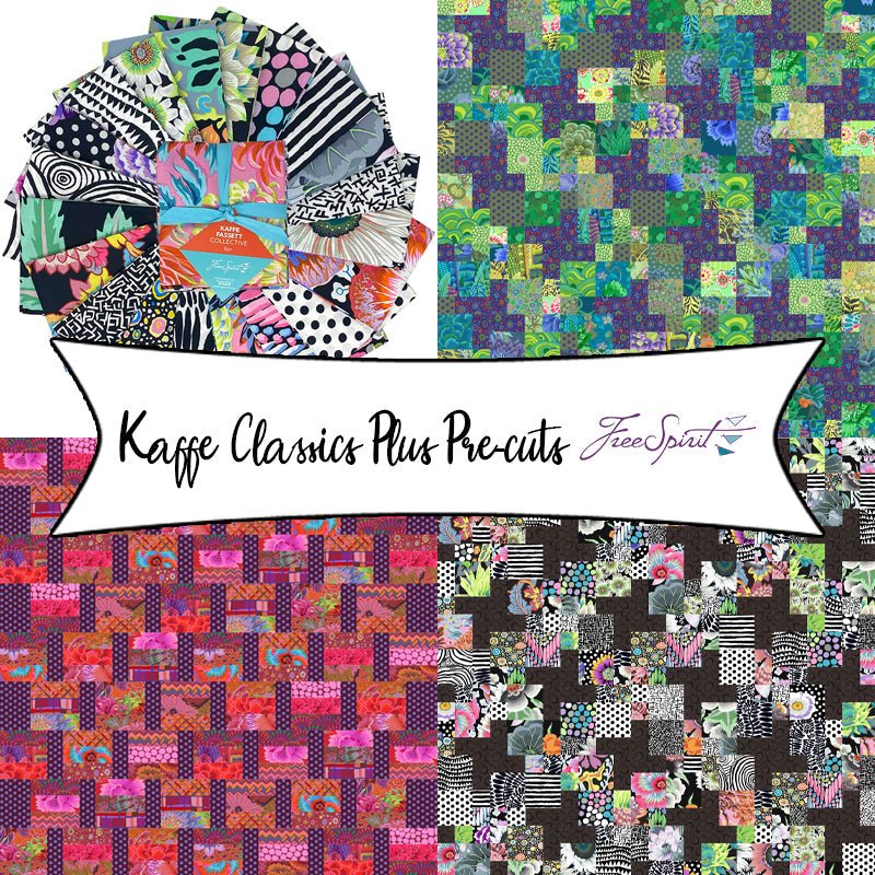 Kaffe Classics Plus Pre-cuts by Kaffe Fassett for Free Spirit Fabrics - Fort Worth Fabric Studio