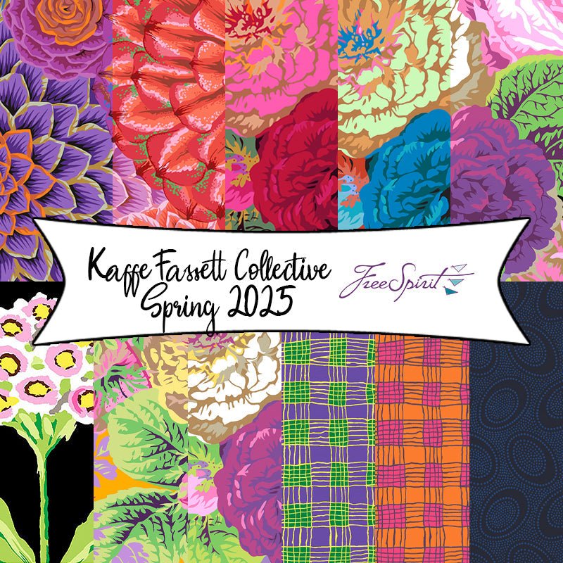 Kaffe Fassett Collective Spring 2025 by Kaffe Fassett for Free Spirit Fabrics - Fort Worth Fabric Studio