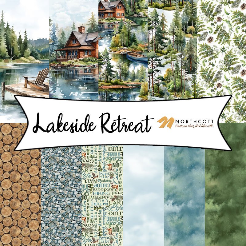 Lakeside Retreat by Deborah Edwards for Northcott Fabrics - Fort Worth Fabric Studio