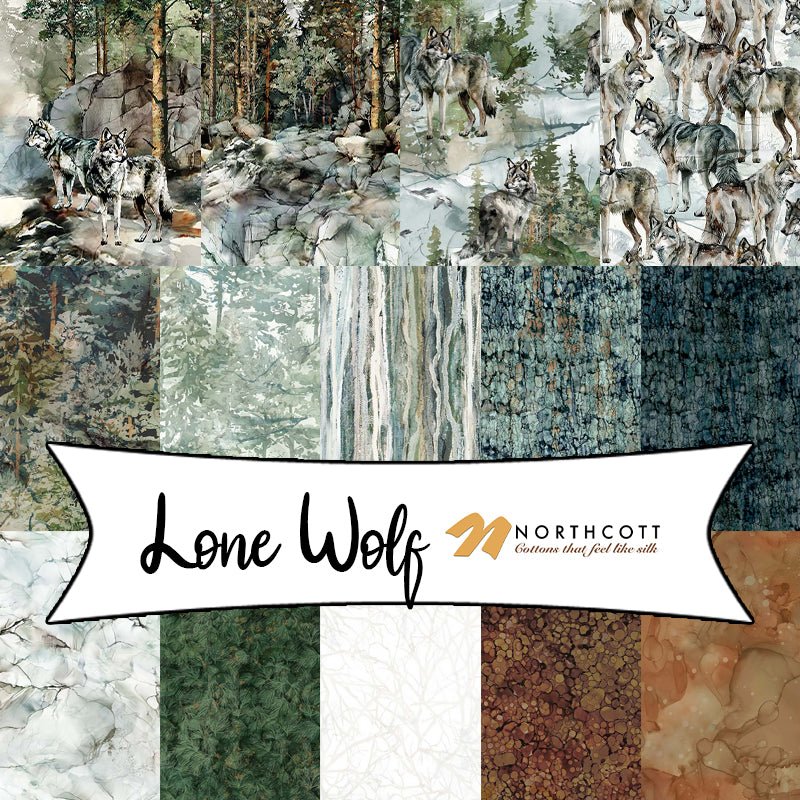 Lone Wolf by Deborah Edwards & Melanie Samra for Northcott Fabrics - Fort Worth Fabric Studio