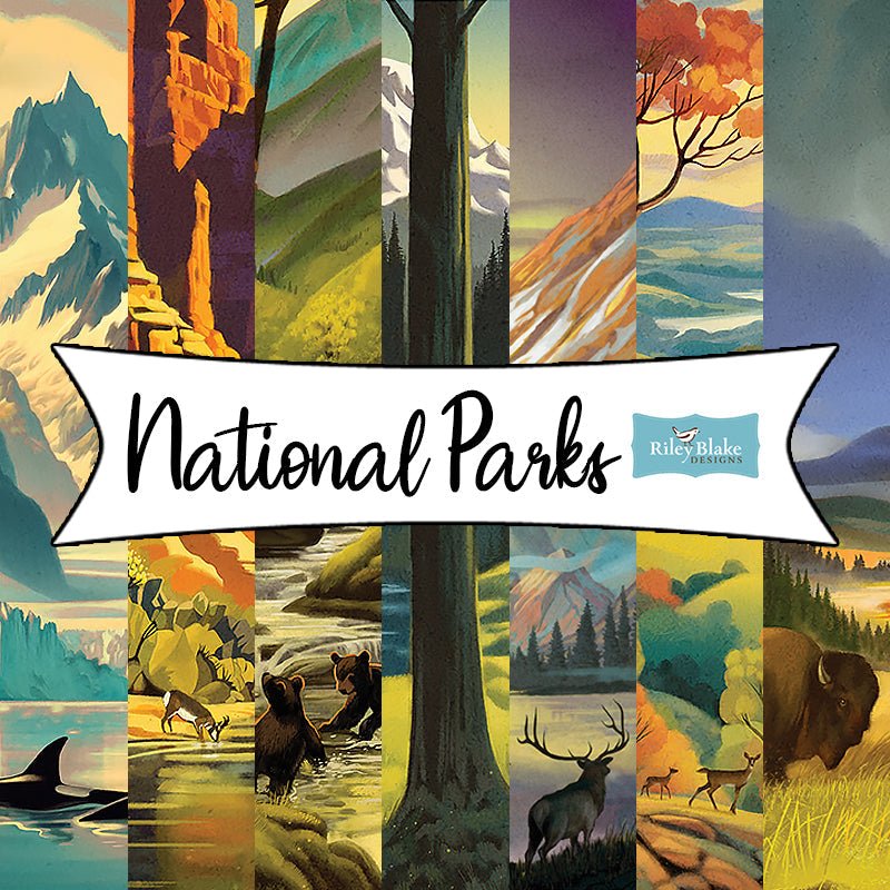 National Parks by Anderson Design Group for Riley Blake Designs - Fort Worth Fabric Studio