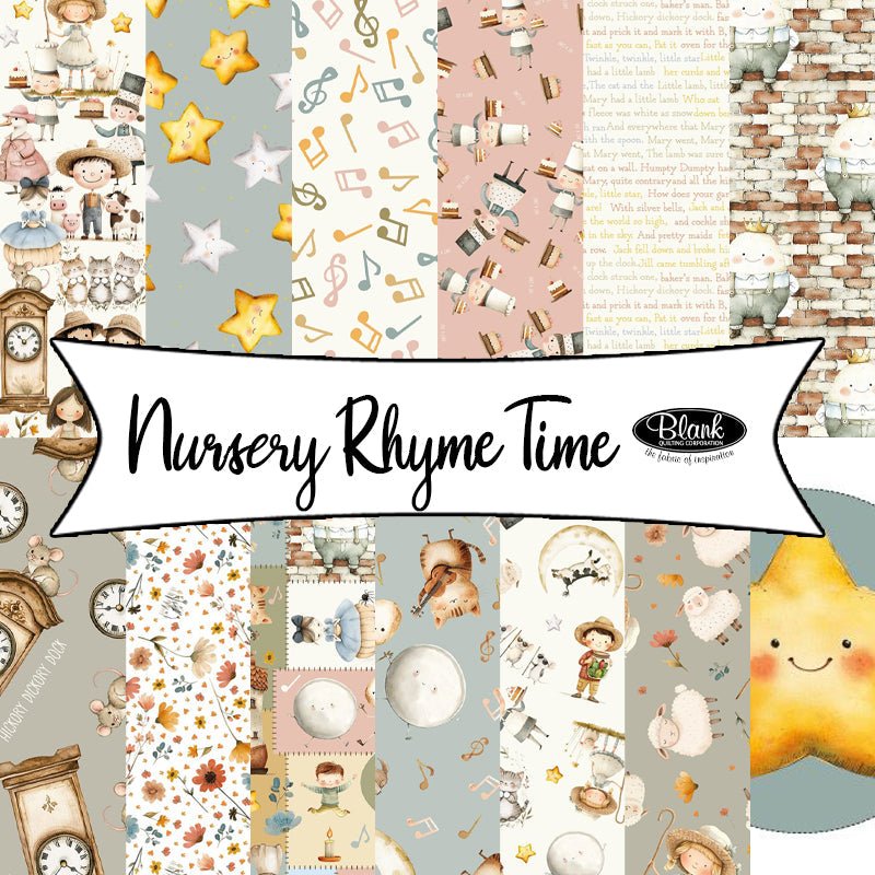 Nursery Rhyme Time by Oleander Studio for Blank Quilting - Fort Worth Fabric Studio