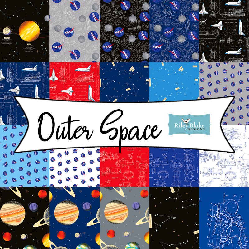 Outer Space by NASA for Riley Blake Designs - Fort Worth Fabric Studio