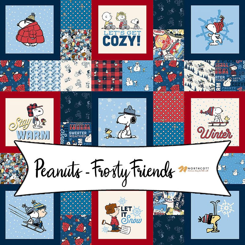 Peanuts - Frosty Friends from Northcott Fabrics - Fort Worth Fabric Studio
