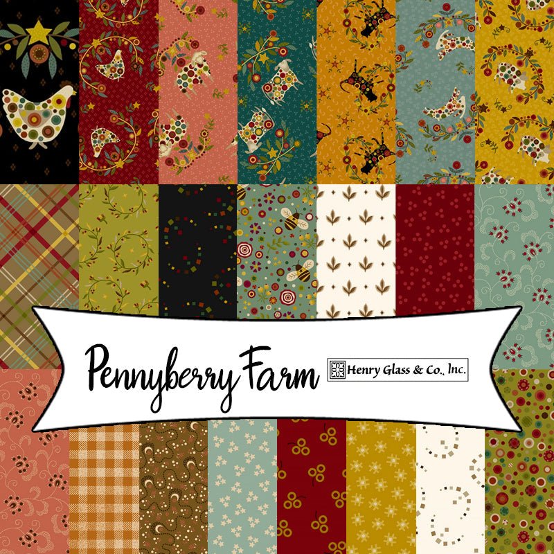 Pennyberry Farm by Kim Diehl for Henry Glass Fabrics - Fort Worth Fabric Studio
