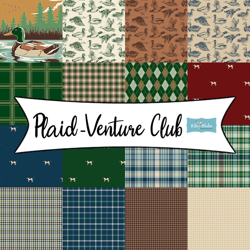 Plaid-Venture Club from Riley Blake Designs - Fort Worth Fabric Studio