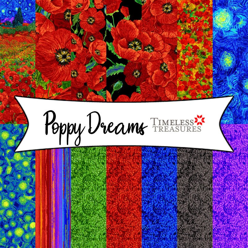 Poppy Dreams from Timeless Treasures - Fort Worth Fabric Studio