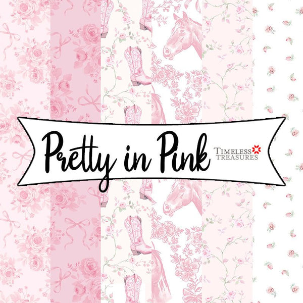 Pretty in Pink from Timeless Treasures Fabrics - Fort Worth Fabric Studio