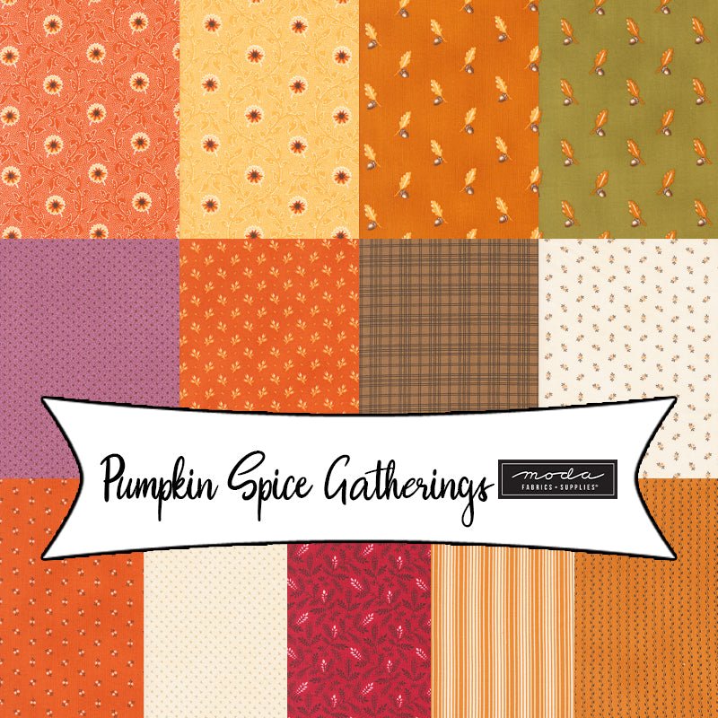 Pumpkin Spice Gatherings by Primitive Gatherings for Moda Fabrics - Fort Worth Fabric Studio