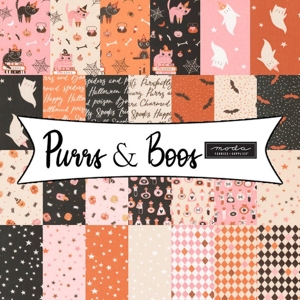 Purrs & Boos by Elena Amo for Moda Fabrics - Fort Worth Fabric Studio