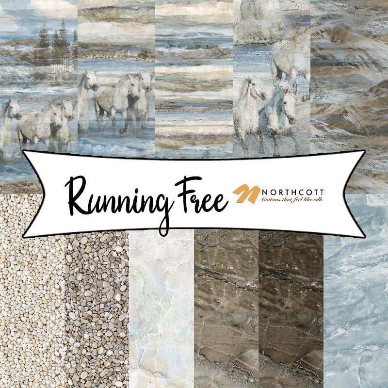 Running Free by Deborah Edwards for Northcott Fabrics - Fort Worth Fabric Studio