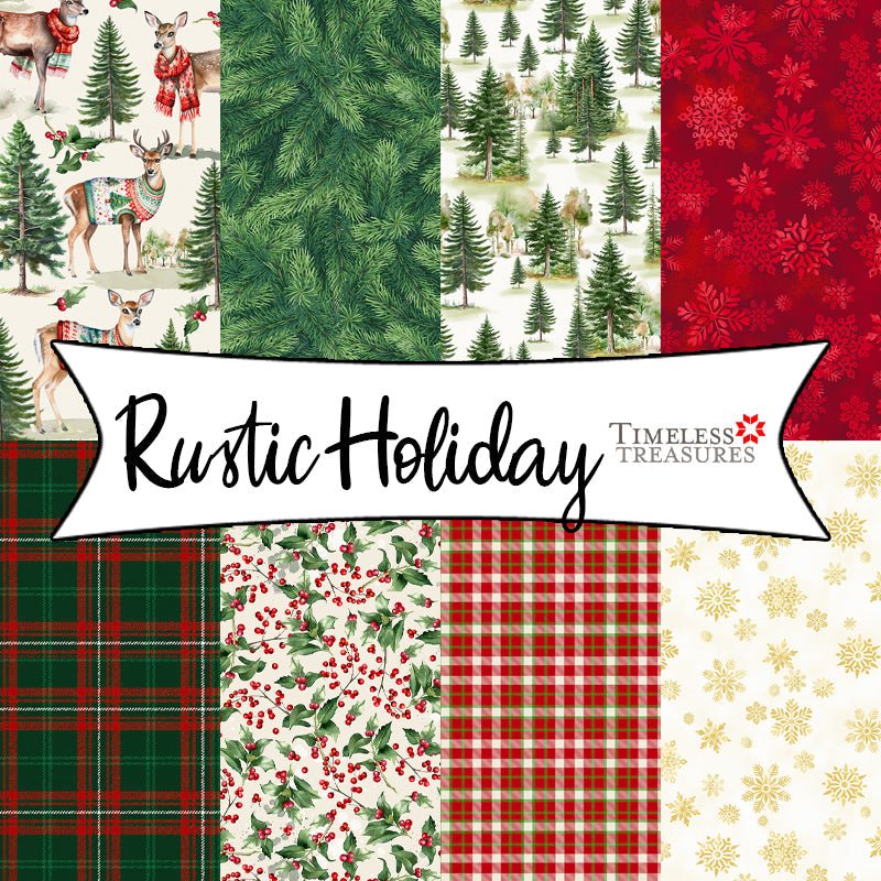 Rustic Holiday from Timeless Treasures Fabrics - Fort Worth Fabric Studio
