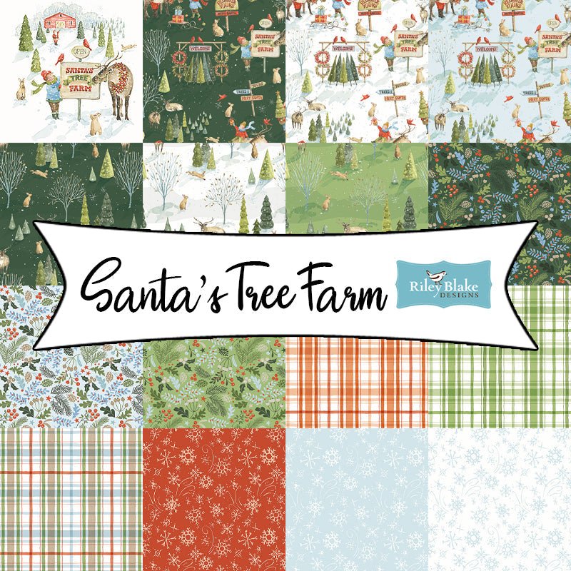 Santa's Tree Farm by Lisa Audit for Riley Blake Designs - Fort Worth Fabric Studio