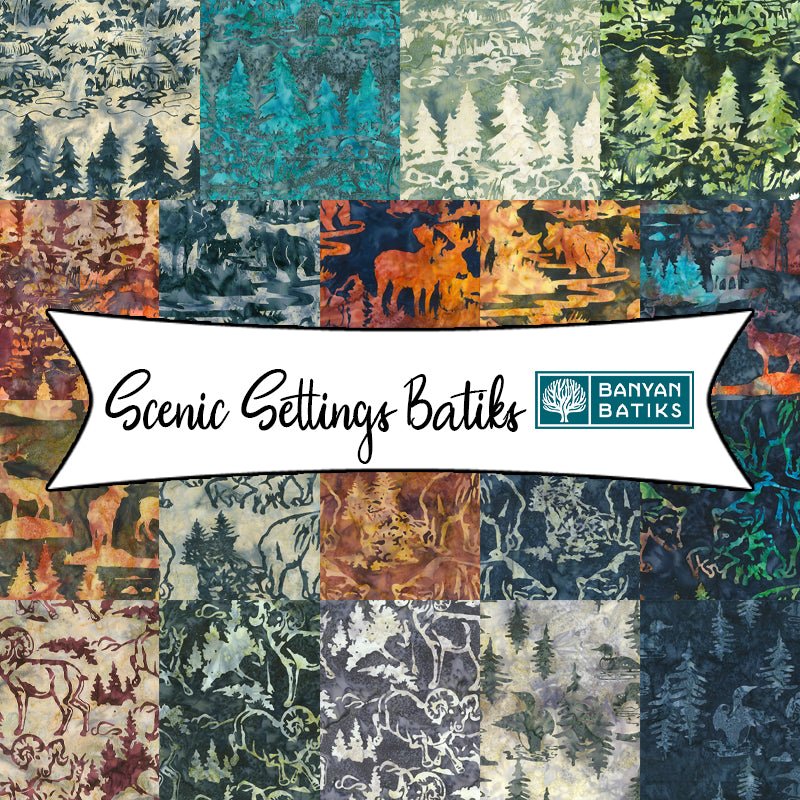 Scenic Settings Batiks from Banyan Batiks Studio - Fort Worth Fabric Studio