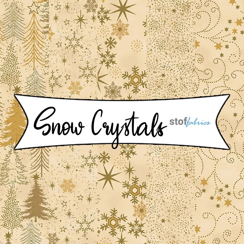 Snow Crystals from Stof of Denmark - Fort Worth Fabric Studio