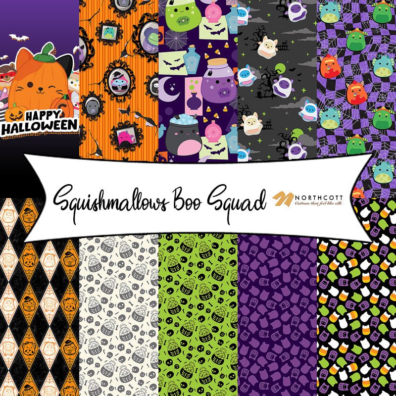 Squishmallows Boo Squad from Northcott Fabrics - Fort Worth Fabric Studio