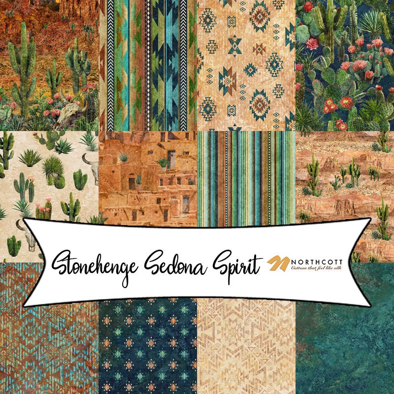 Stonehenge Sedona Spirit by Linda Ludovico for Northcott Fabrics - Fort Worth Fabric Studio