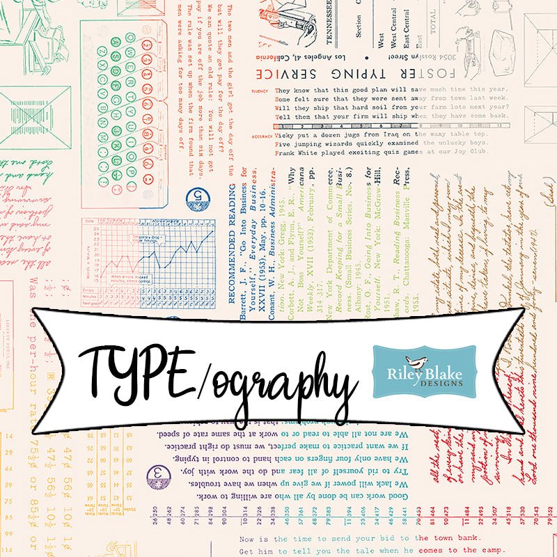 TYPE/ography by Lori Holt for Riley Blake Designs - Fort Worth Fabric Studio
