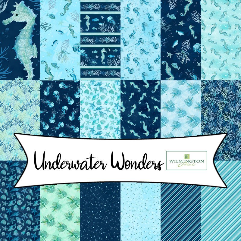 Underwater Wonders by Deane Beesley Designs for Wilmington Prints - Fort Worth Fabric Studio