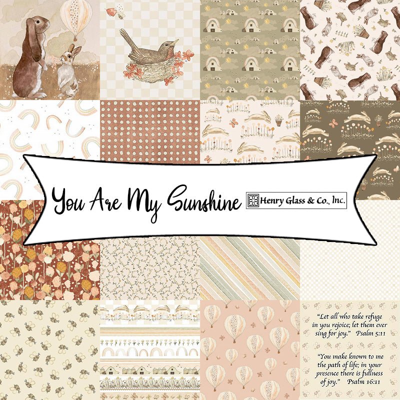 You Are My Sunshine by Dawn Rosengren for Henry Glass Fabrics - Fort Worth Fabric Studio